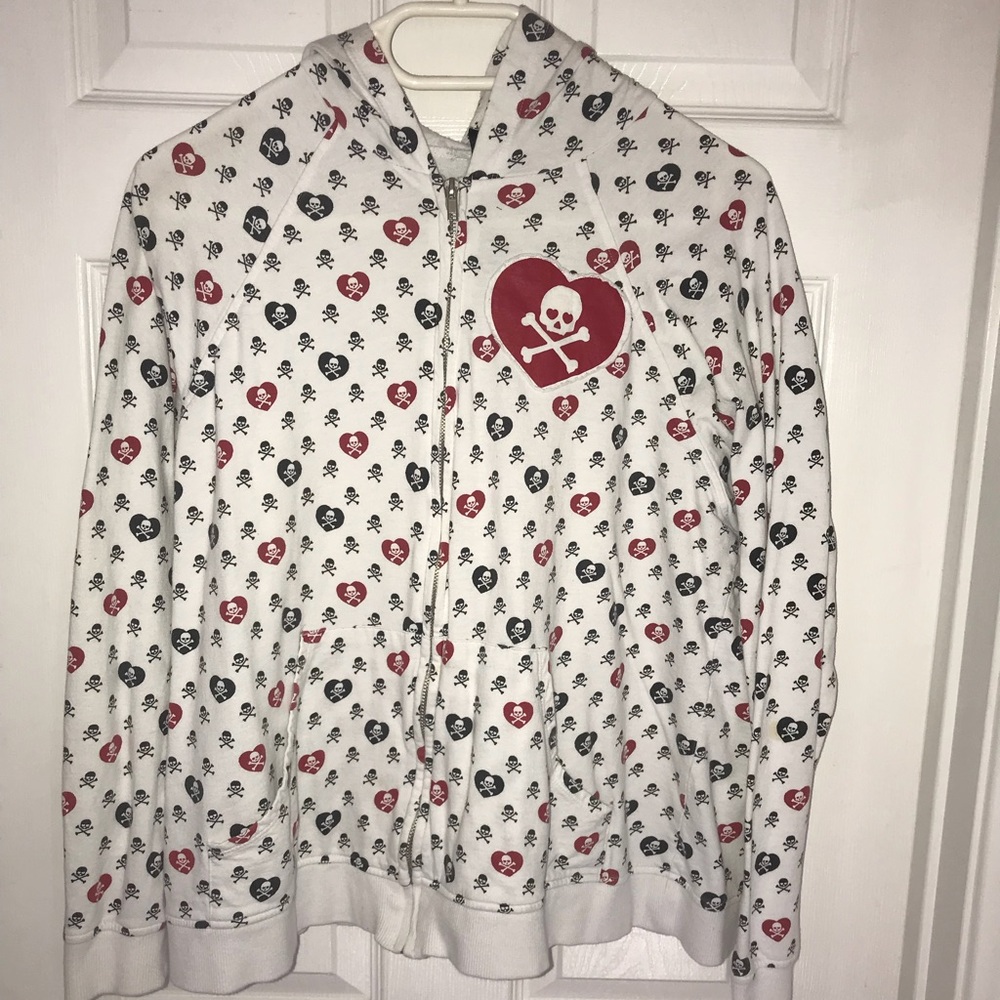 Torrid skull and heart hoodie